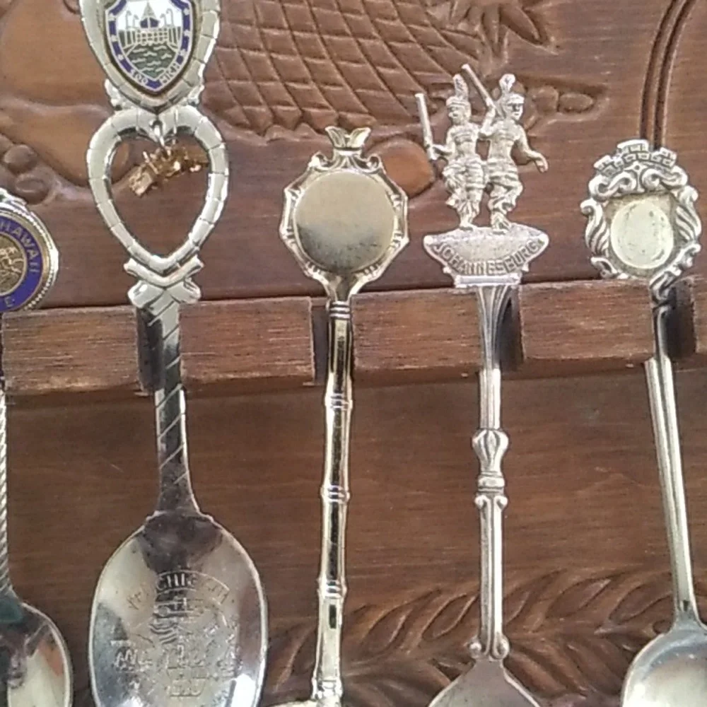 Lot of 16 Souvenir Spoons from US, Foreign Countries, Historical Events 🚀
